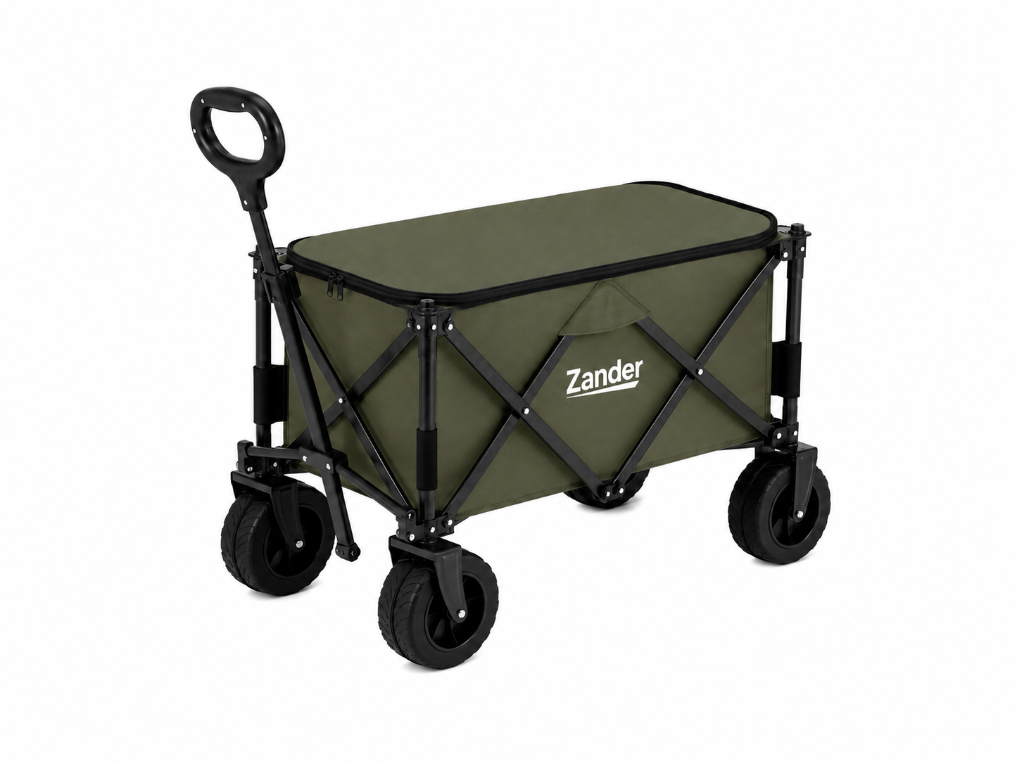 (image for) ELD-W301S Olive Foldable Zander Utility Wagon